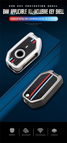 Miniatura 2 de TECART Funda de aleación de zinc para llavero BMW F850 GS R1200 GS LC R1250GS ADV R1200GS LC Accesorios Protector