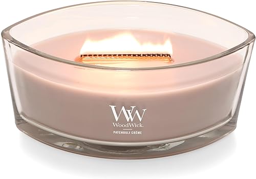 Vista 168 de WoodWick - Vela mediana de reloj de arena, aroma Fireside, cera de mezcla de soja prémium, se agrieta mientras se quema, perfecta para regalo, 9.7