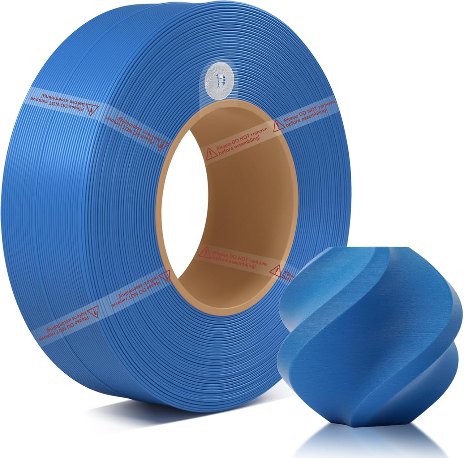 Original 1.75MM PLA Matte Refill Filament High Toughness High Speed &Easy Printing Eco Friendly with RFID for Bambu Lab A1,X1,P1 AMS 1KG +/- 0.03mm (Without Spool) (Marine Blue 11600)
