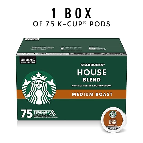 Miniatura 2 de Starbucks Cápsulas de café K-Cup, tostado medio, mezcla de casa para cafeteras Keurig, 100% arábica, 1 caja (75 cápsulas)