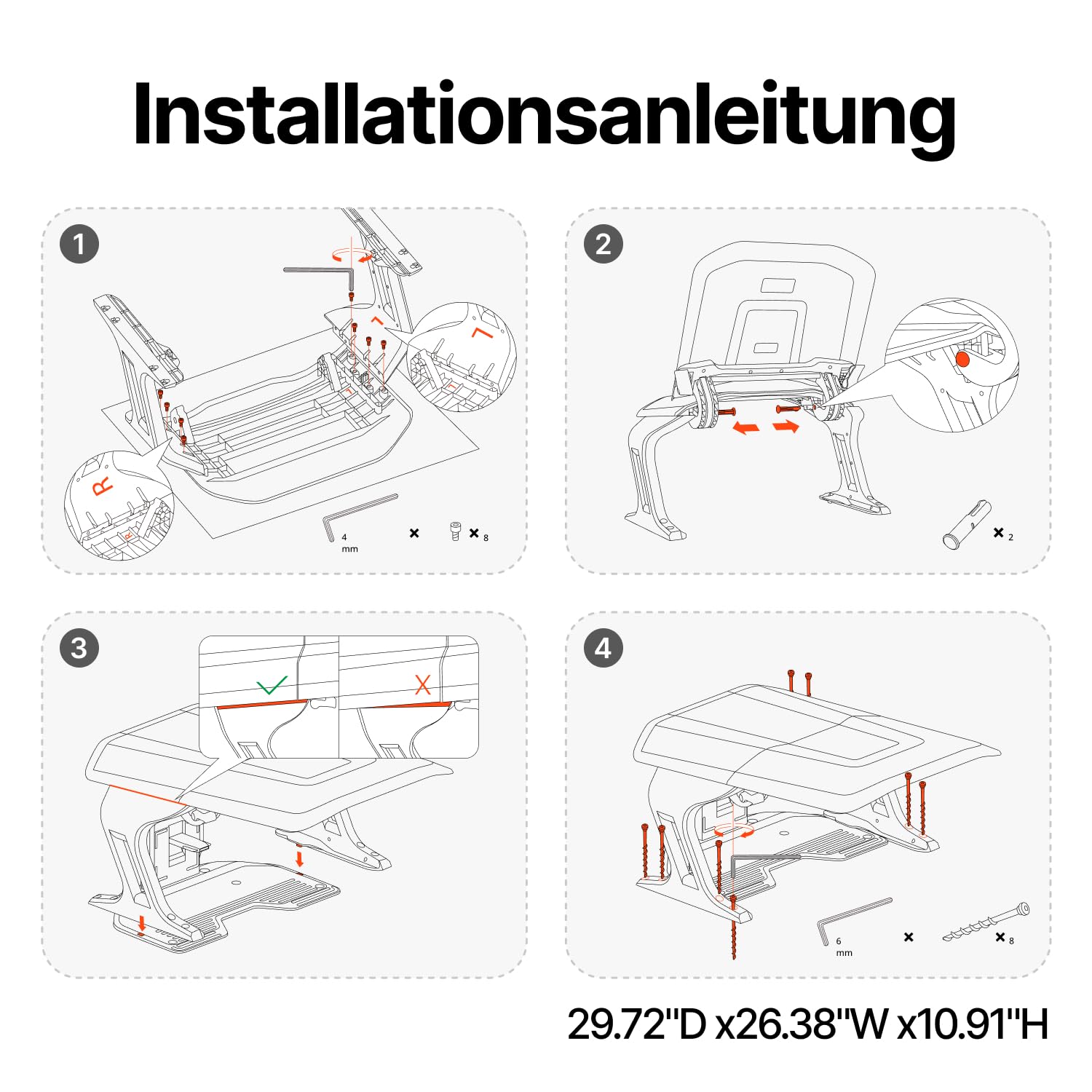 Segway Navimow Garage X, Faltbare Garage für X420 Mähroboter, Keine Signalblockierung, Schutz vor Sonne und Regen, Kompatibel mit X4 Serie, Terranox