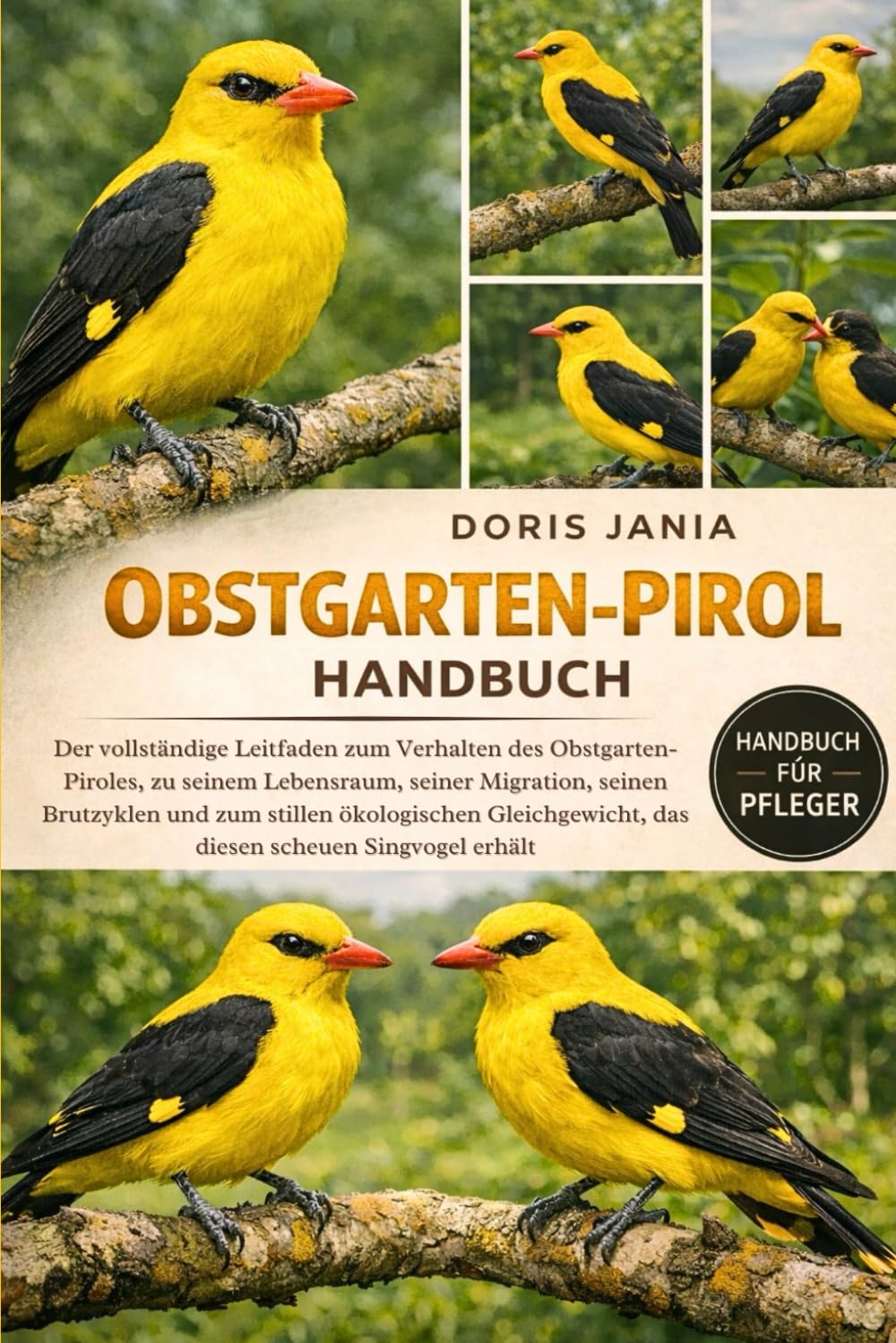 OBSTGARTEN-PIROL-HANDBUCH: Der vollständige Leitfaden zum Verhalten des Obstgarten-Piroles, zu seinem Lebensraum, seiner Migration, seinen Brutzyklen ... das diesen scheuen Singvogel erhält