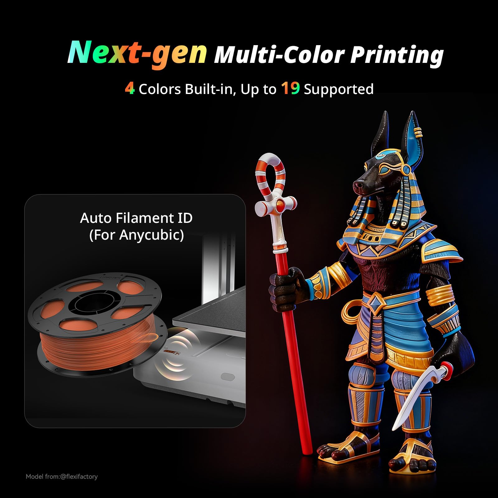 Bambu Lab A1 3D Printer, Ready-to-Use FDM 3D Printer for Beginners and Kids | Beginner-Friendly Ecosystem with MakerWorld Model Library,Full-Auto Calibration & Active Flow Rate Compensation, ≤48 dB Quiet thumbnail 12