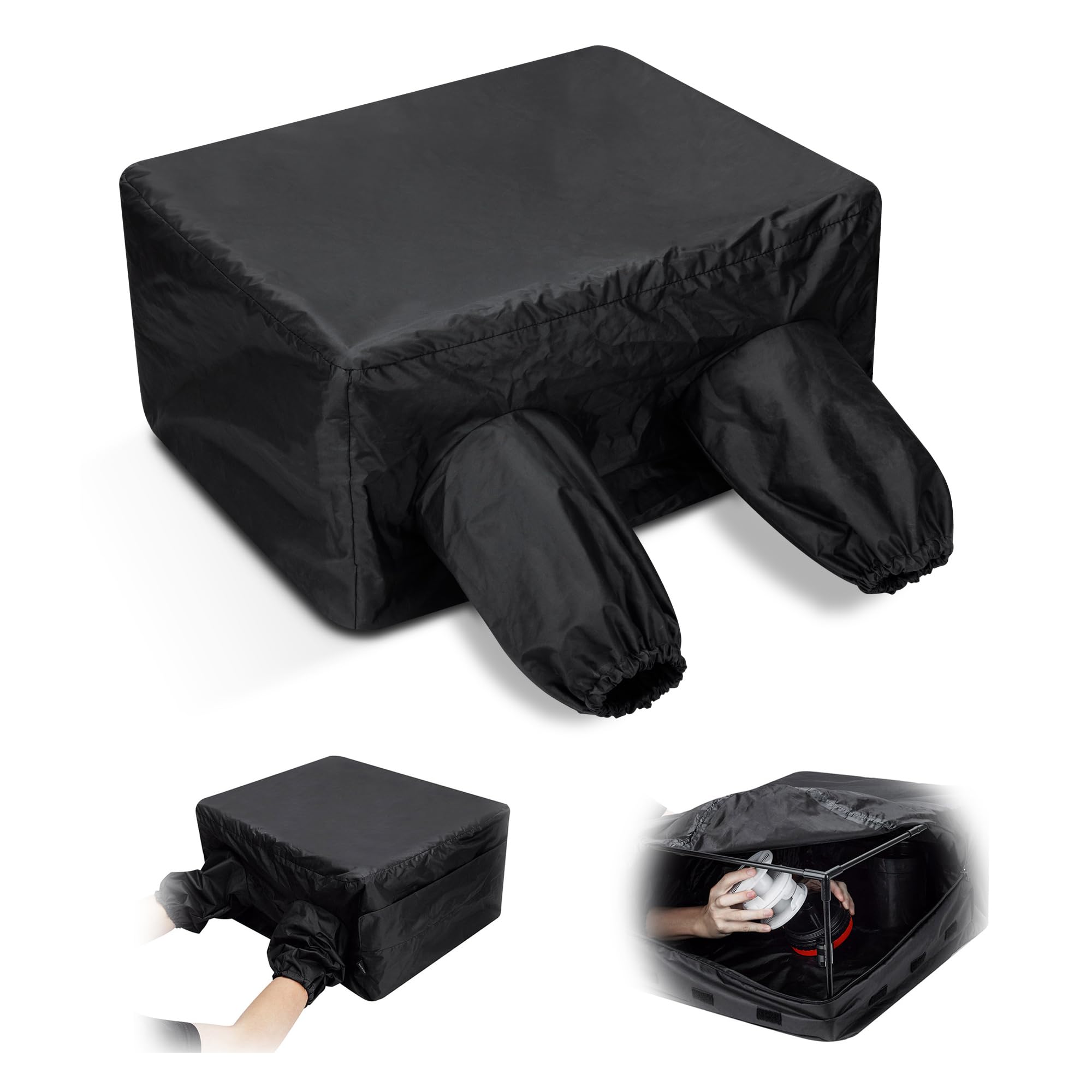jjc Darkroom Film Changing Tent for Film Changing Film Development, Detachable Film Changing Bag with Double-Layer Light-blocking Fabric-picture-13