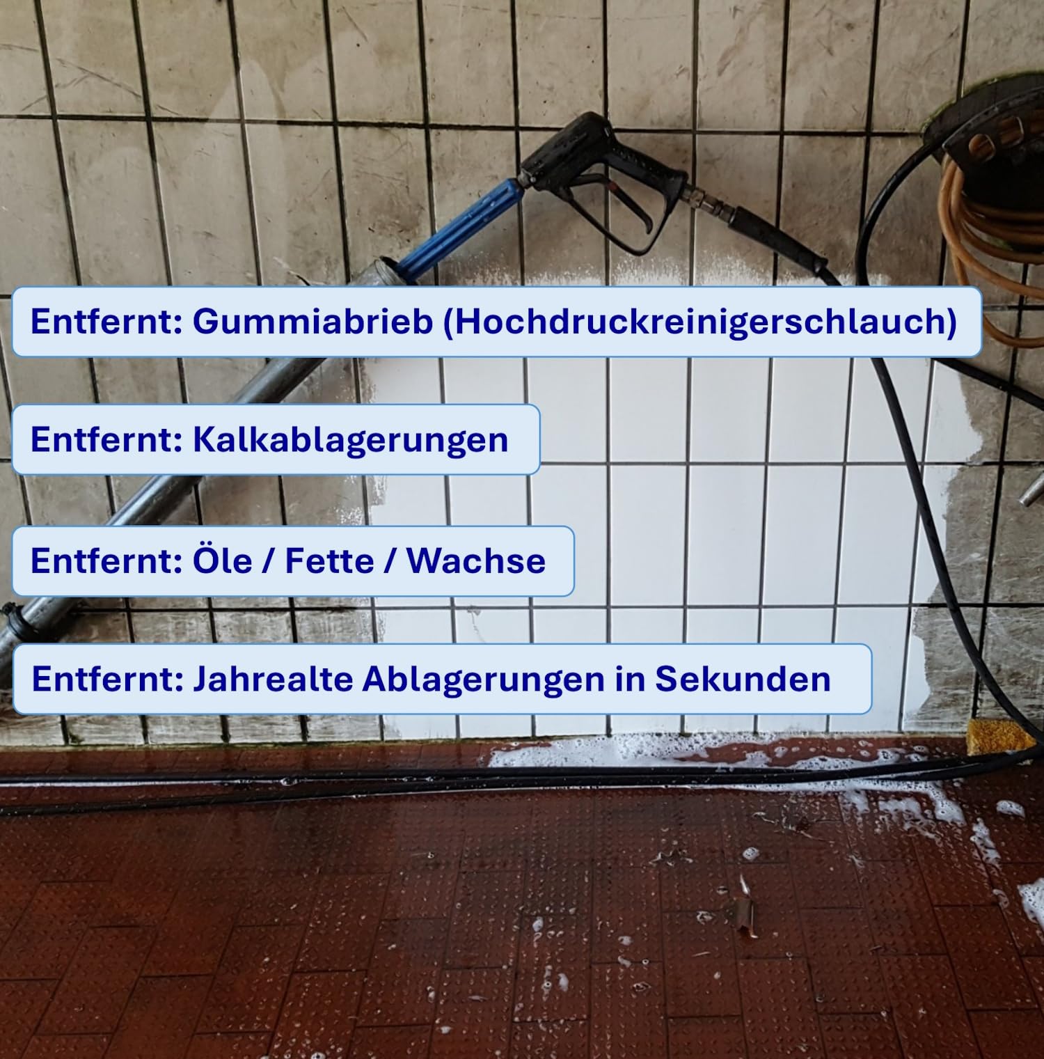 detergente per piastrelle, 10 kg/tanica, un detergente totale per superfici molto sporche