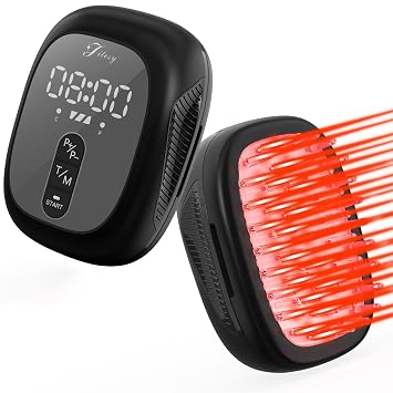 KTS Red Light Hair Growth Comb 660nm & 650nm Red Light Dual Light Spectrum for Scalp Care Hair Loss Treatment for Women/Men Restores Hair Thickness Volume Hair Growth Accelerate