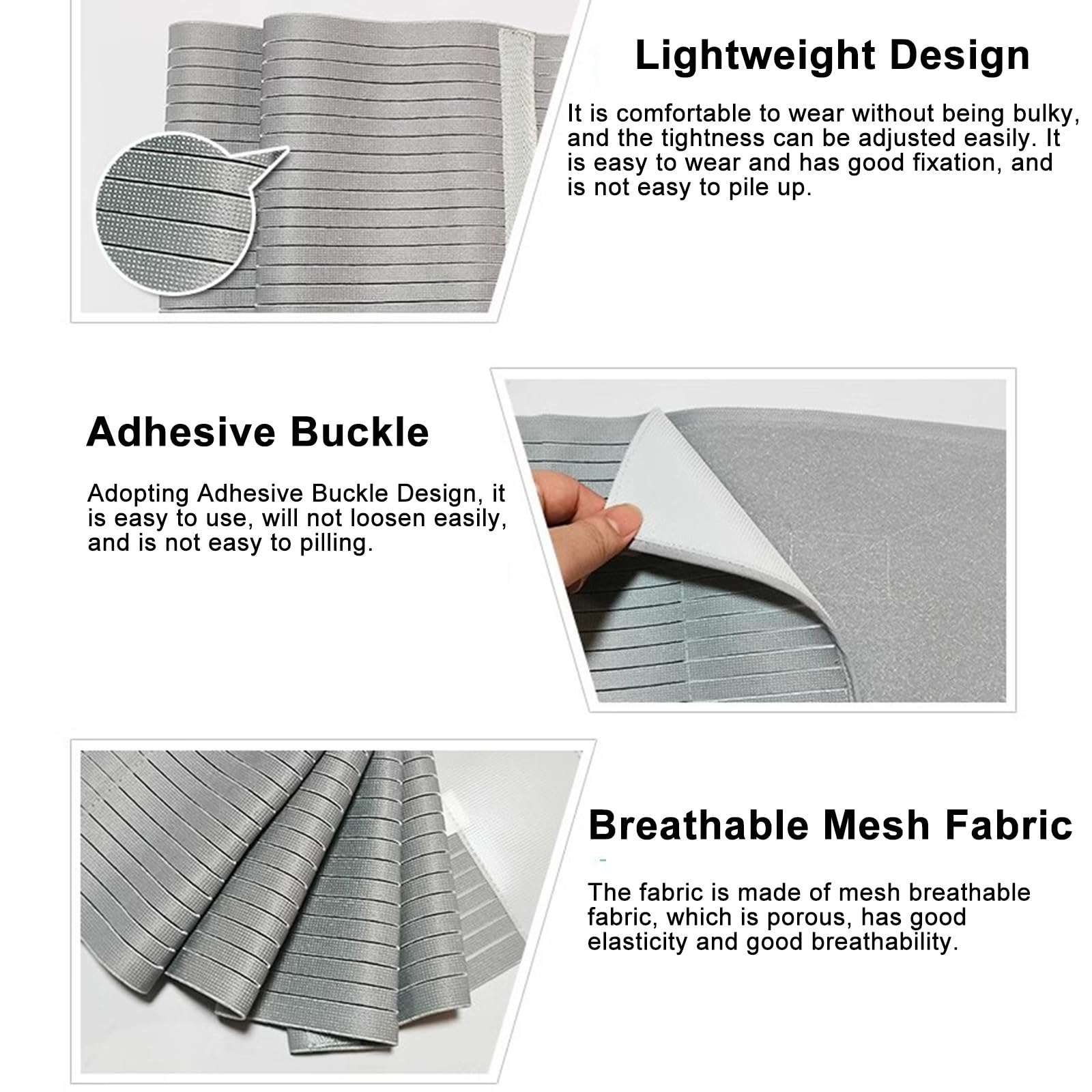 Fascia Addominale Medica più Larga da 16 cm con 2 Cuscinetti di Compressione, Fascia Ernia Ombelicale per Supporto Ernia Ombelicale, Allevia Il Dolore(M)