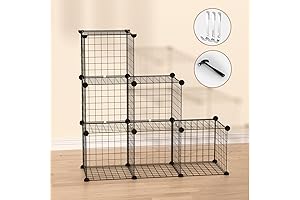 Stackable DIY Metal Cubes Storage Organizer for Closet Organizers and Storage