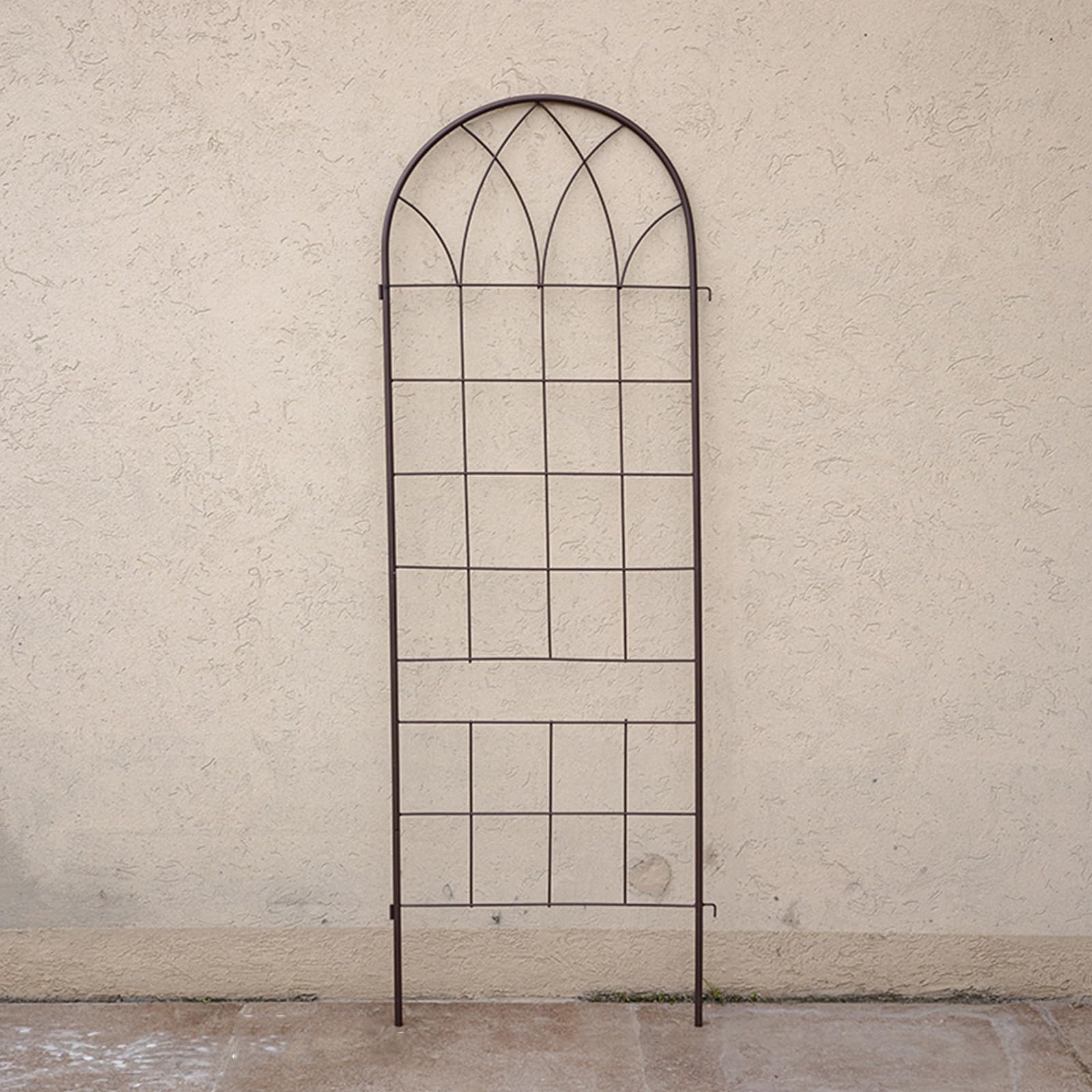 Treillis de support antirouille pour plantes grimpantes rose et vigne
