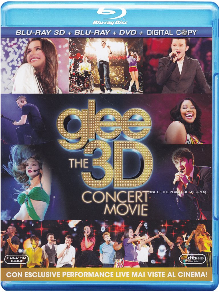 Glee - The Concert Movie (Blu-Ray 3D+Blu-Ray+Dvd+Copia Digitale)