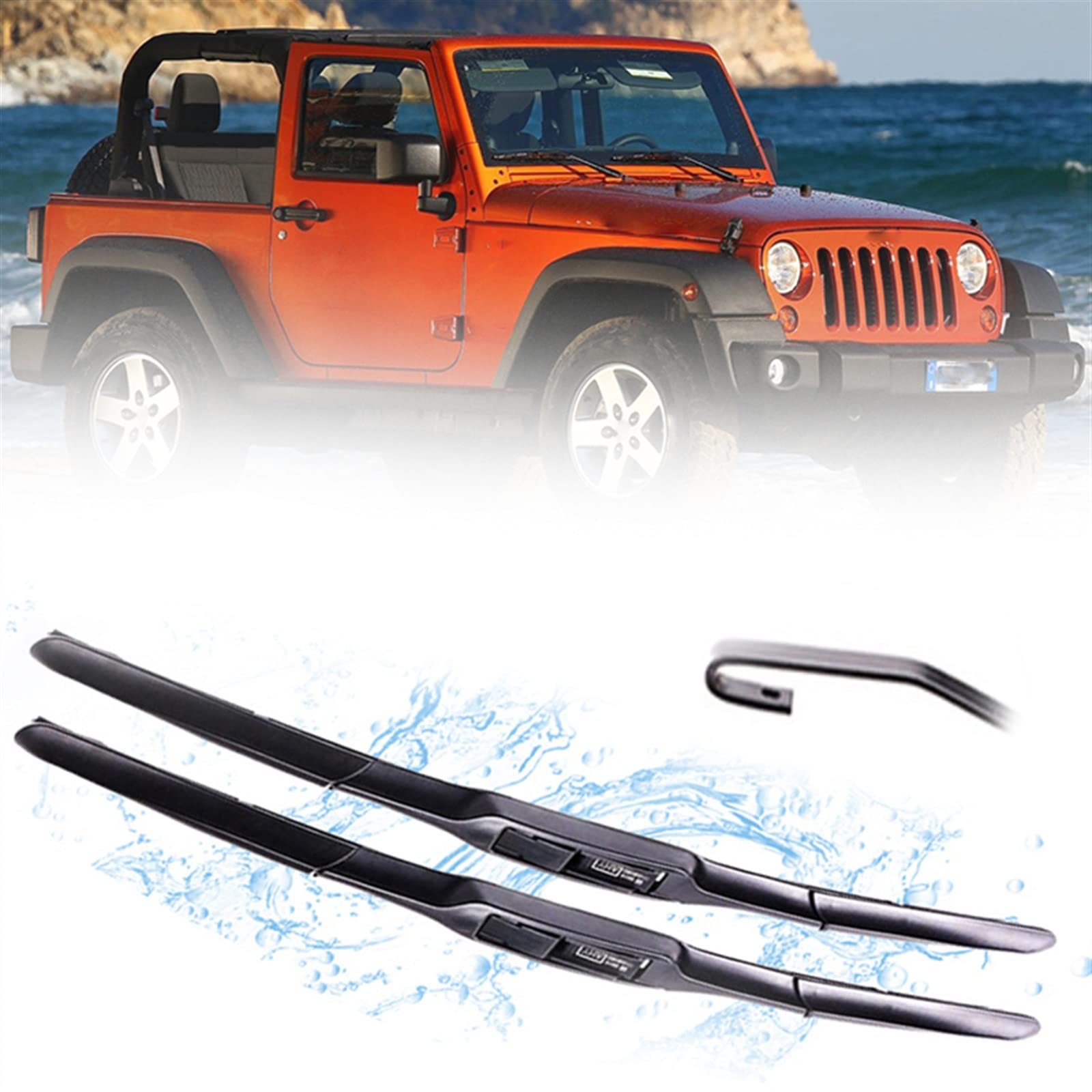 Lame d'essuie-glace Jeep Wrangler JK 2008 2009 2012 balai essuie glace avant