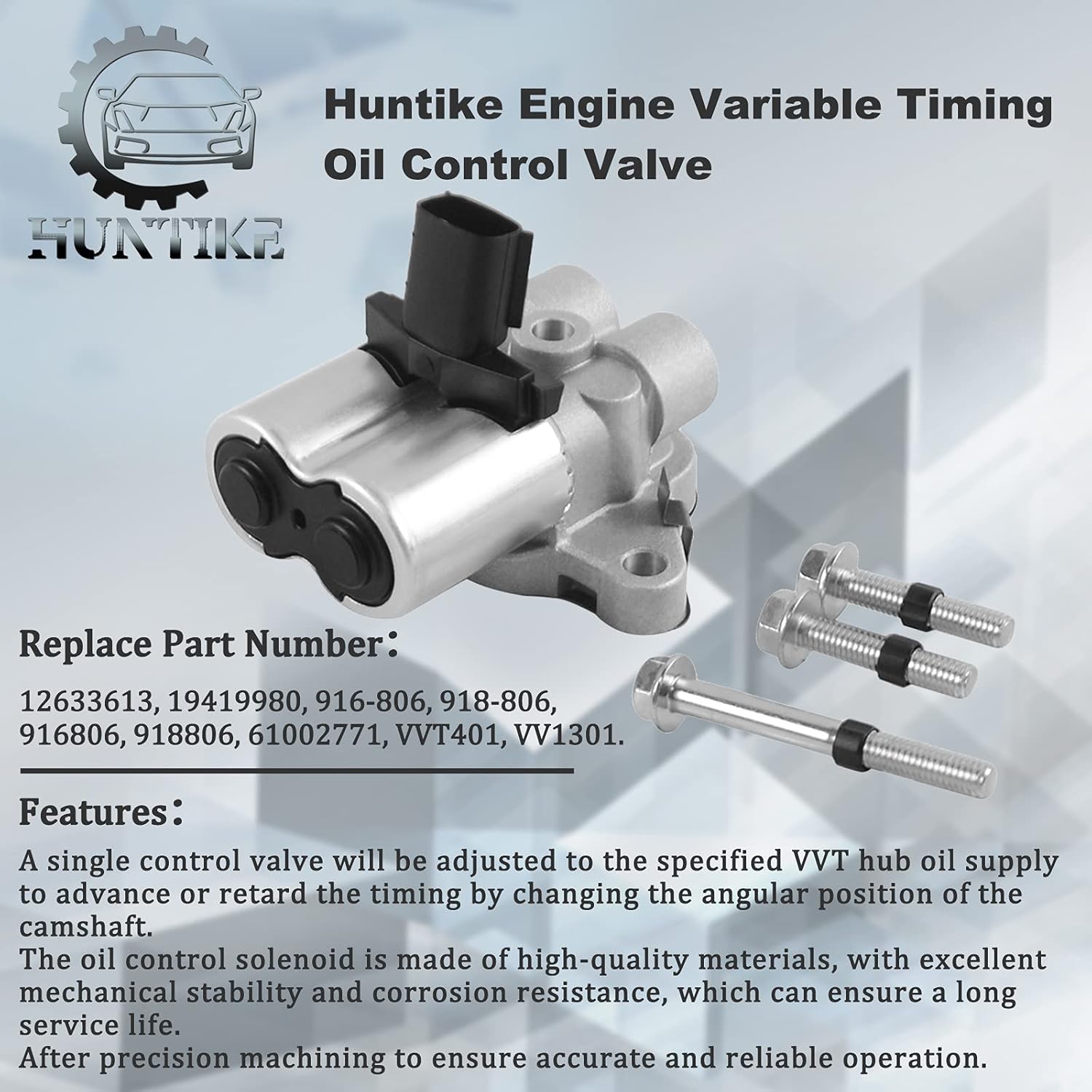 918-806 Engine Variable Timing Oil Control Valve Compatible with 2014-2015 Chevy Malibu Impala 2.5L Part# 12633613 19419980