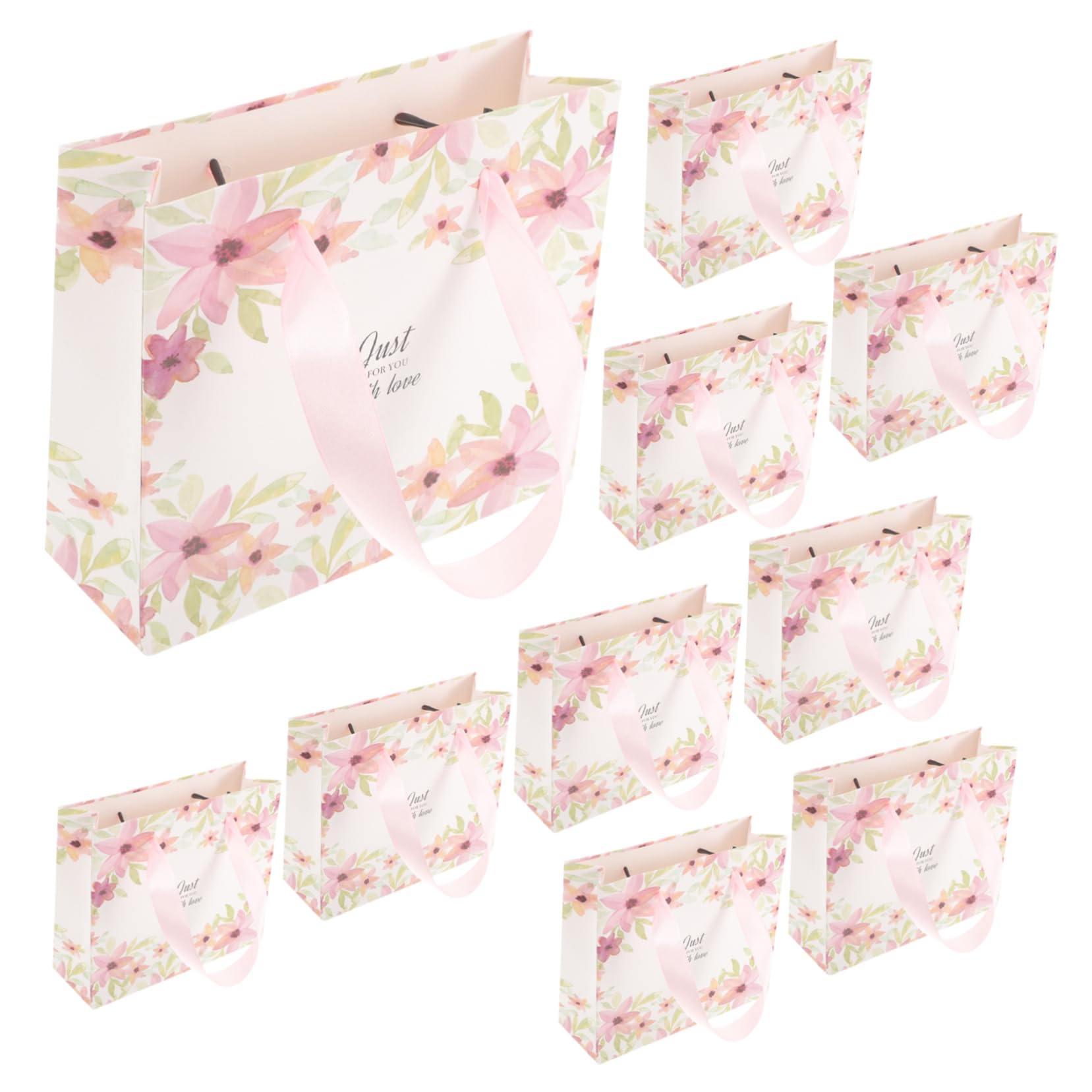 20piezas Bolsas para Regalos Bolsitas De Dulces Rosas Envolver Regalos Decorativas Extra Plegables Artesanía