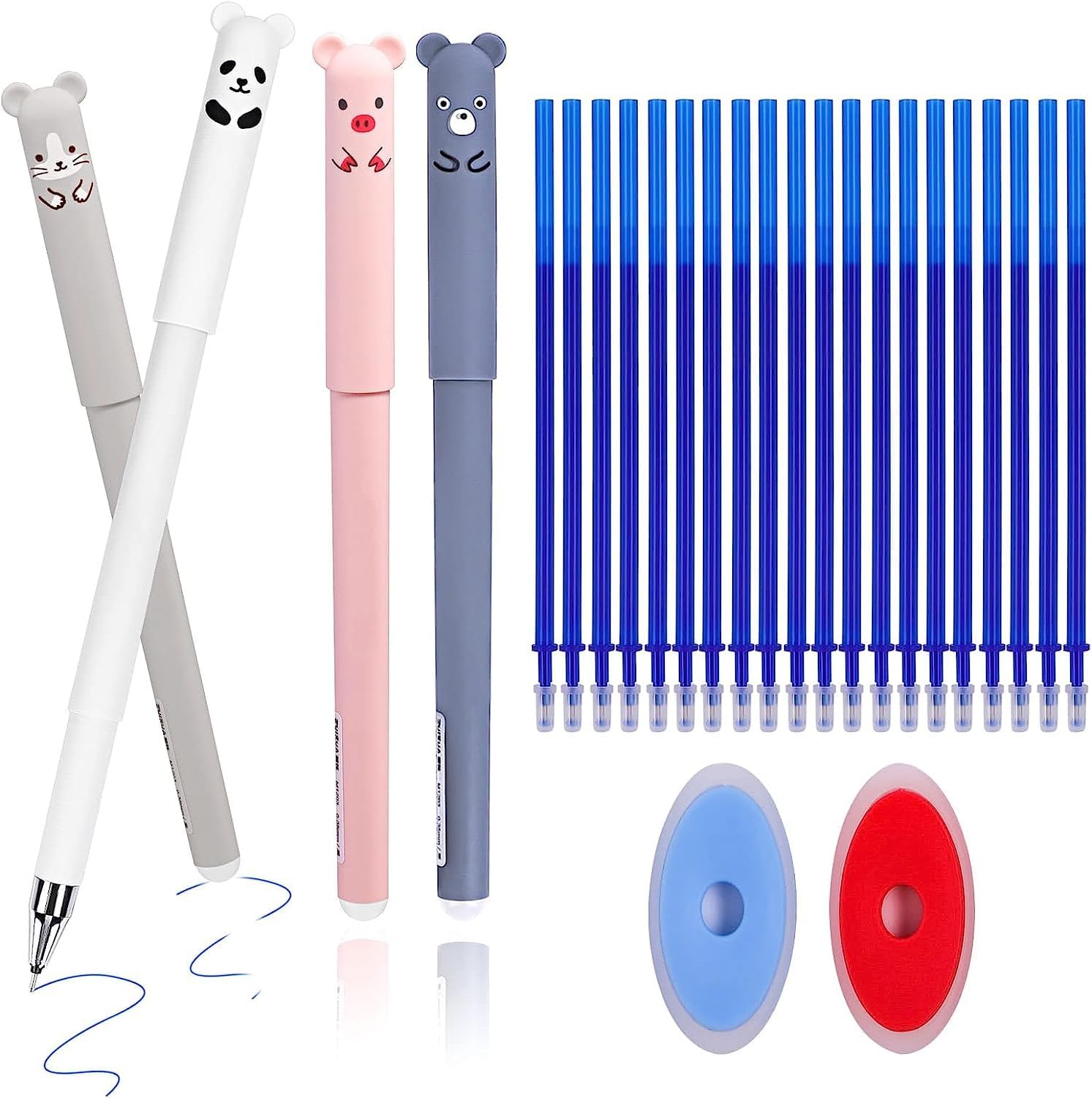 TASAHNI 12 Stücke Cartoon Gel Ink Pen Gelschreiber 0.5mm Cartoon