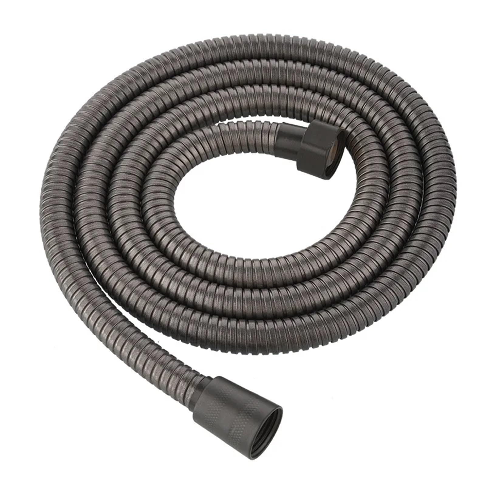 Puyuna Grey Stainless Steel Flexible Shower Hose Multicolor 1.5-3M Universal(,2M)
