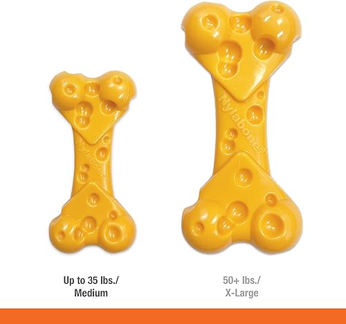 Vista 64 de Nylabone Lobster Power - Juguete masticable para perros, juguetes para perros para masticadores agresivos, sabor filet mignon, perros pequeños