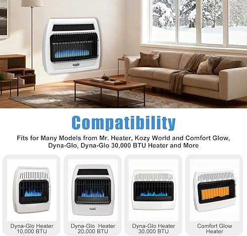 Vista 17 de Criditpid F299201 - Kit de ventilador para calentador de 20,000 a 30,000 BTU sin ventilación (2016 hasta el presente), repuesto F299201 Kit