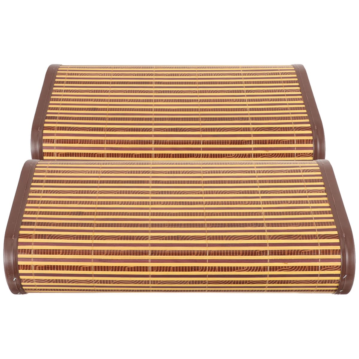 Lot de 2 oreillers creux en bambou naturel WOONEKY pour le couchage