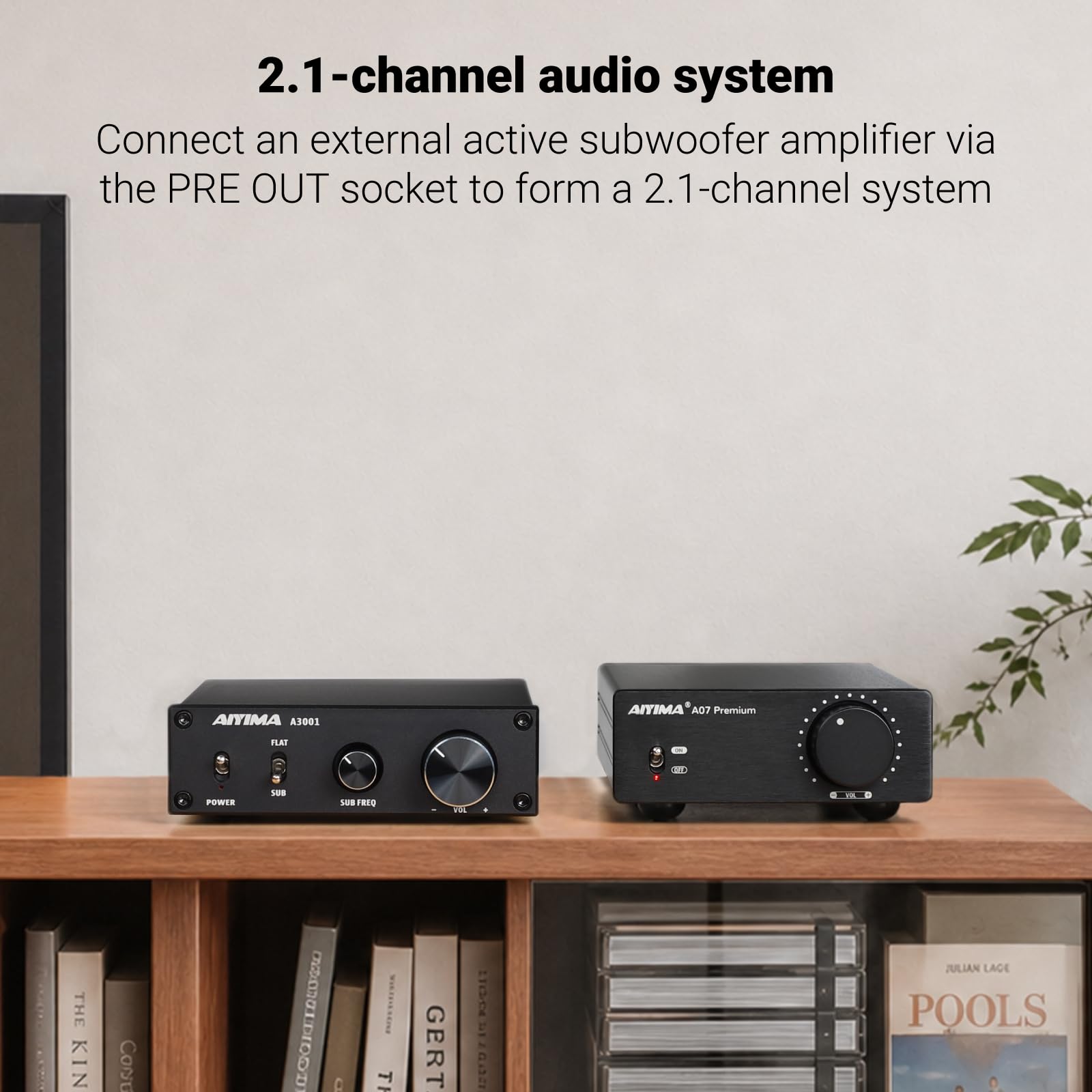 AIYIMA A07 Premium TPA3255 Power Stereo Amplifier with AUX Pre-Out 300W*2 — Amazon image 4