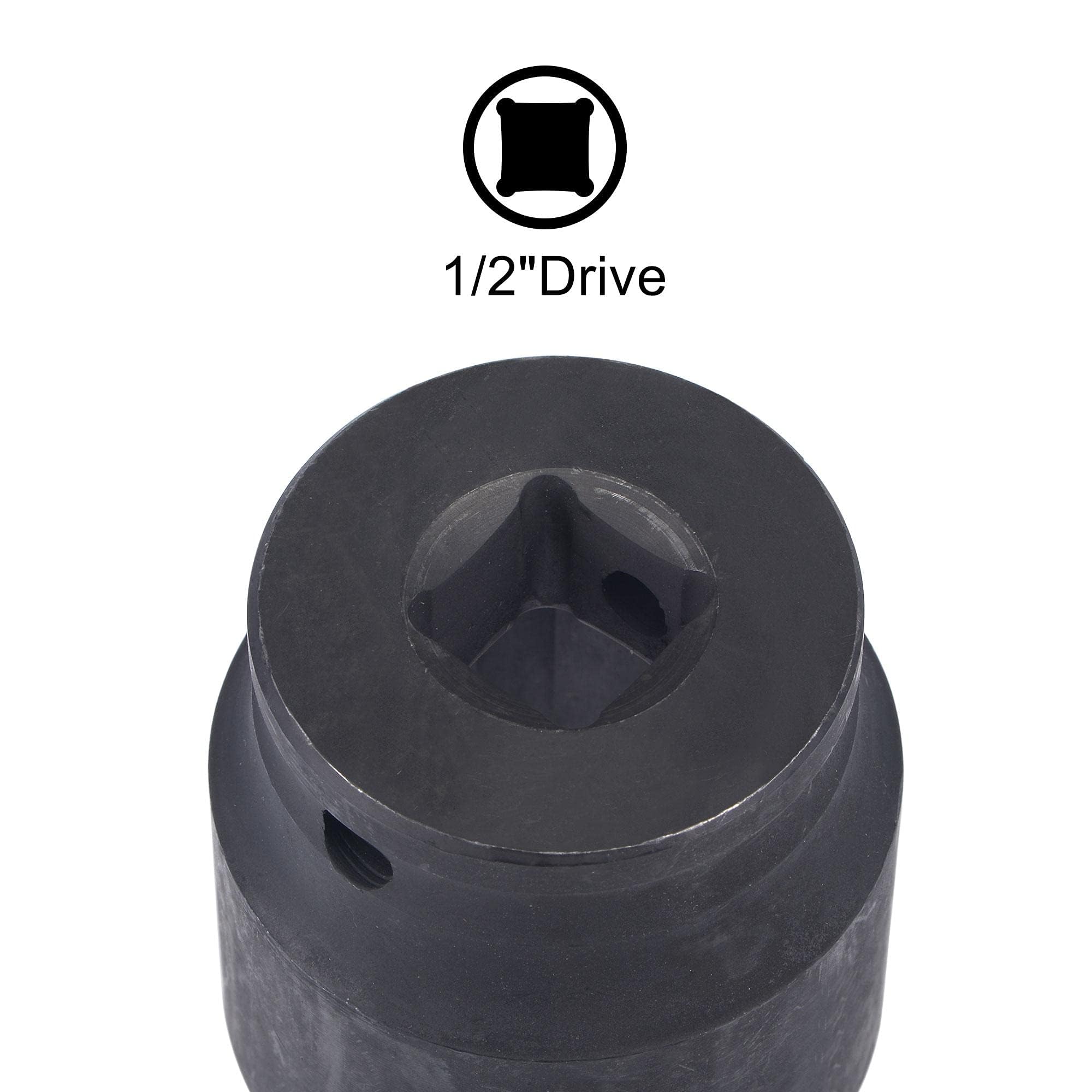 TA-VIGOR 6-Point Impact Socket, 1/2-Inch Drive 32mm Spindle Axle Nut Socket Driver - Image 4