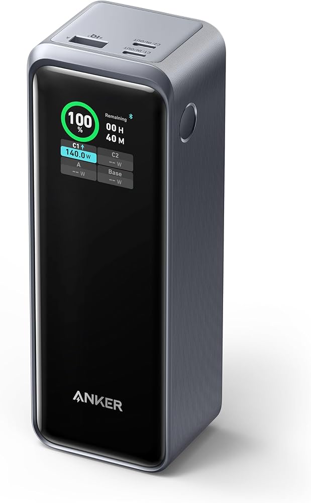 Anker Prime Power Bank, Carregador Portátil 27.650mAh, 3 Portas