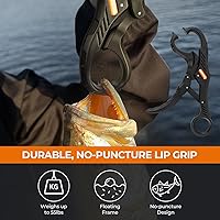 Vista 6 de KastKing SteelStream - Juego de herramientas de pesca de 6 piezas, alicates de pesca resistentes a la corrosión con cordón, cuchillo de filete