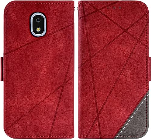 Miniatura 6 de Asuwish Compatible con Samsung Galaxy J7 Star J 7 Crown 7J Refine 2018 J7V V 2nd Gen Wallet Case y protector de pantalla de vidrio templado Flip