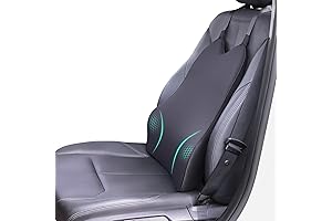 Ergonomic and Adjustable Lumbar Support Pillow for Pain Relief in Vehicles