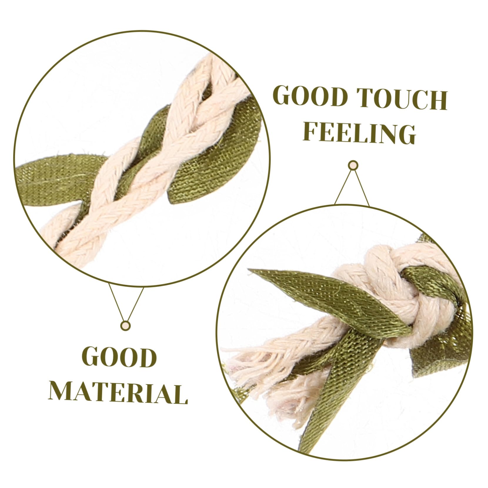 Amosfun 4 Piezas Material De Atrapasueños Decoración Atrapasueños Material De Cuerda Tejido De Macramé Cordón De Macramé De Bricolaje El Plastico