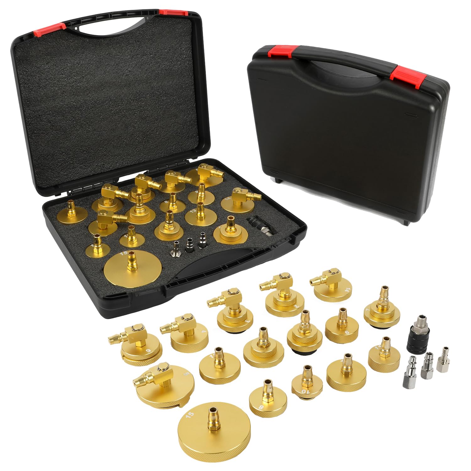 Kit de Purga de Cilindro Maestro de Freno de 17 Piezas