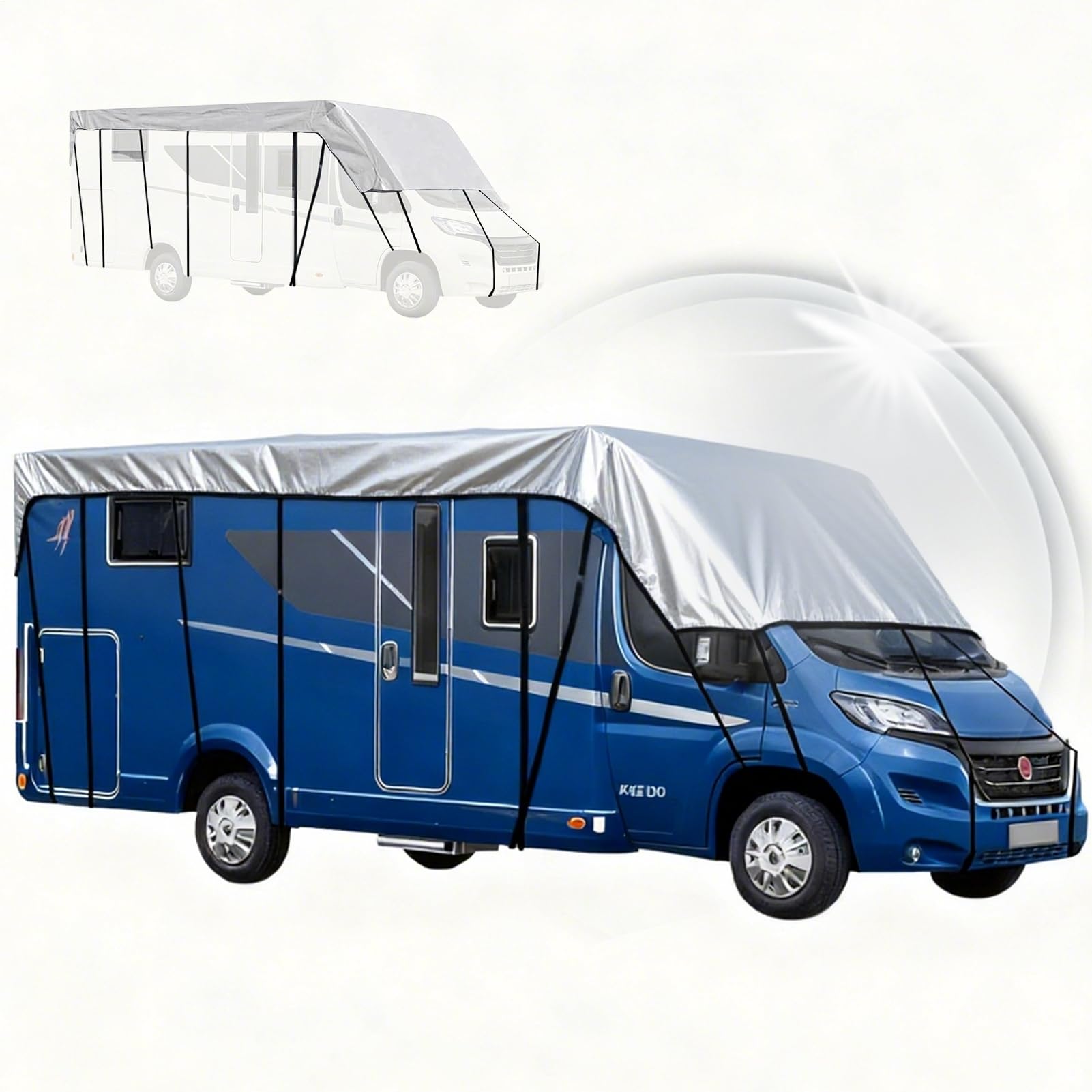 - Cubiertas: lona resistente a los rayos UV, toldo resistente al viento, cubierta duradera y resistente al sol | Camping al aire libre, excursiones por el desierto, campings de invierno, coche, camión