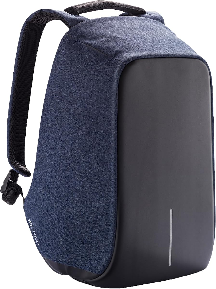 XDDesign Mochila antirrobo para computadora portátil Bobby Original de 12,5 L, funda para computadora portátil de 15,6 "y funda para tableta de 9,7", resistente a cortes, repelente al agua, a prueba de golpes, puerto de carga USB, aprobada para viajes en vuelo para hombres y mujeres