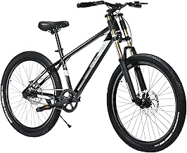 FitTrip Super Dominator Non Gear | 26 Inch Stunt MTB | Imported Double Crown Suspension | 160MM Jak 7 Dual Disk Brakes | Best Single Speed Stunt Cycle (Dark Edition)