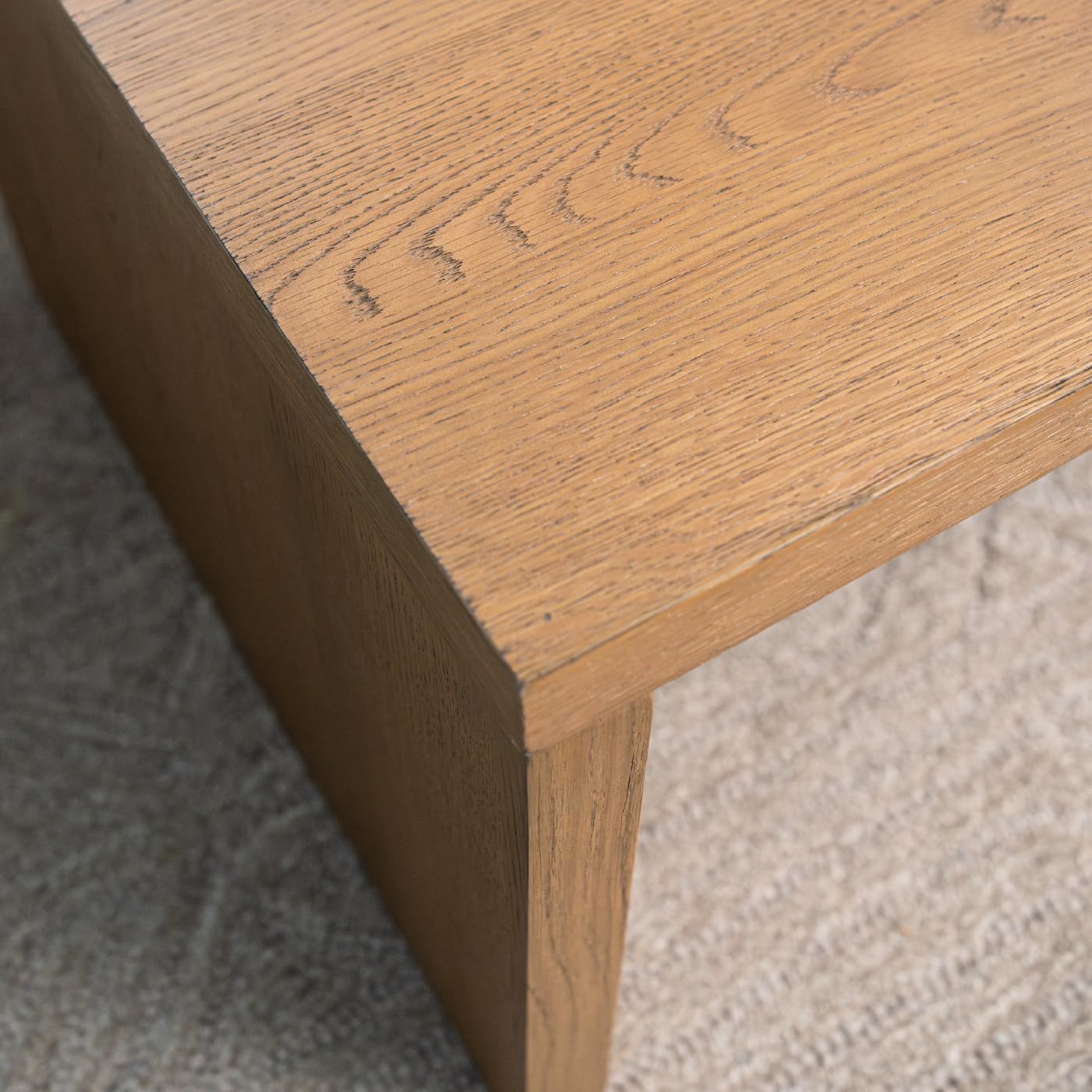 Maven Lane Zeno Coffee Table – Rectangular Coffee Table – Natural Solid Wood – Ideal for Living Room and Lounge