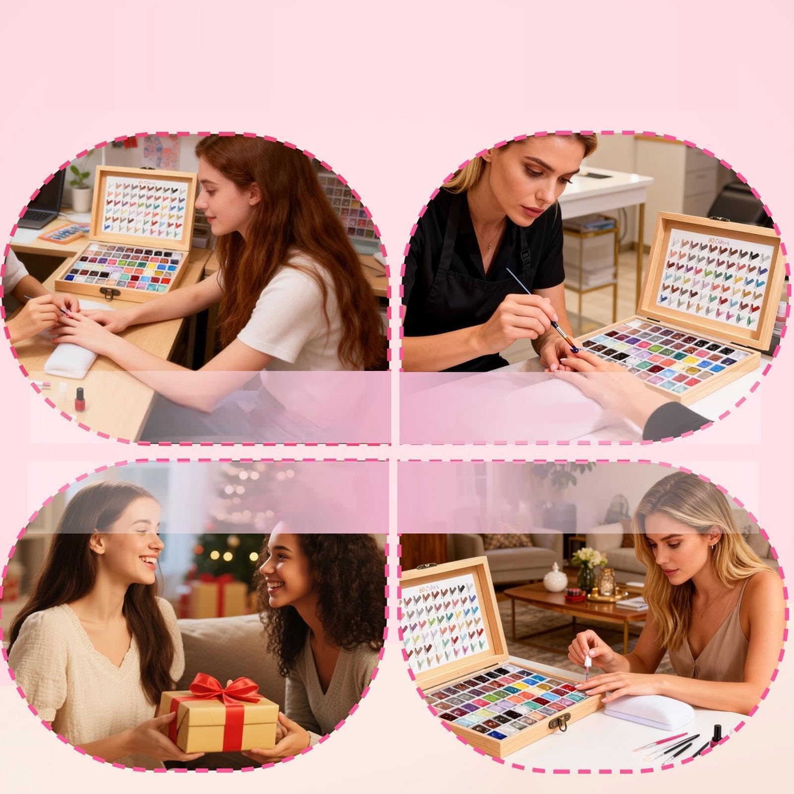 Żel Do Malowania Paznokci - 120 Ml Zestaw Do Manicure Przyjazny Początkującym | Kolory Żelowe Paznokci,Dla Początkujących, Kobiet, Dziewczyny, Żony, Domowy Manicure, Święta, Dzień, Salon, Piękno