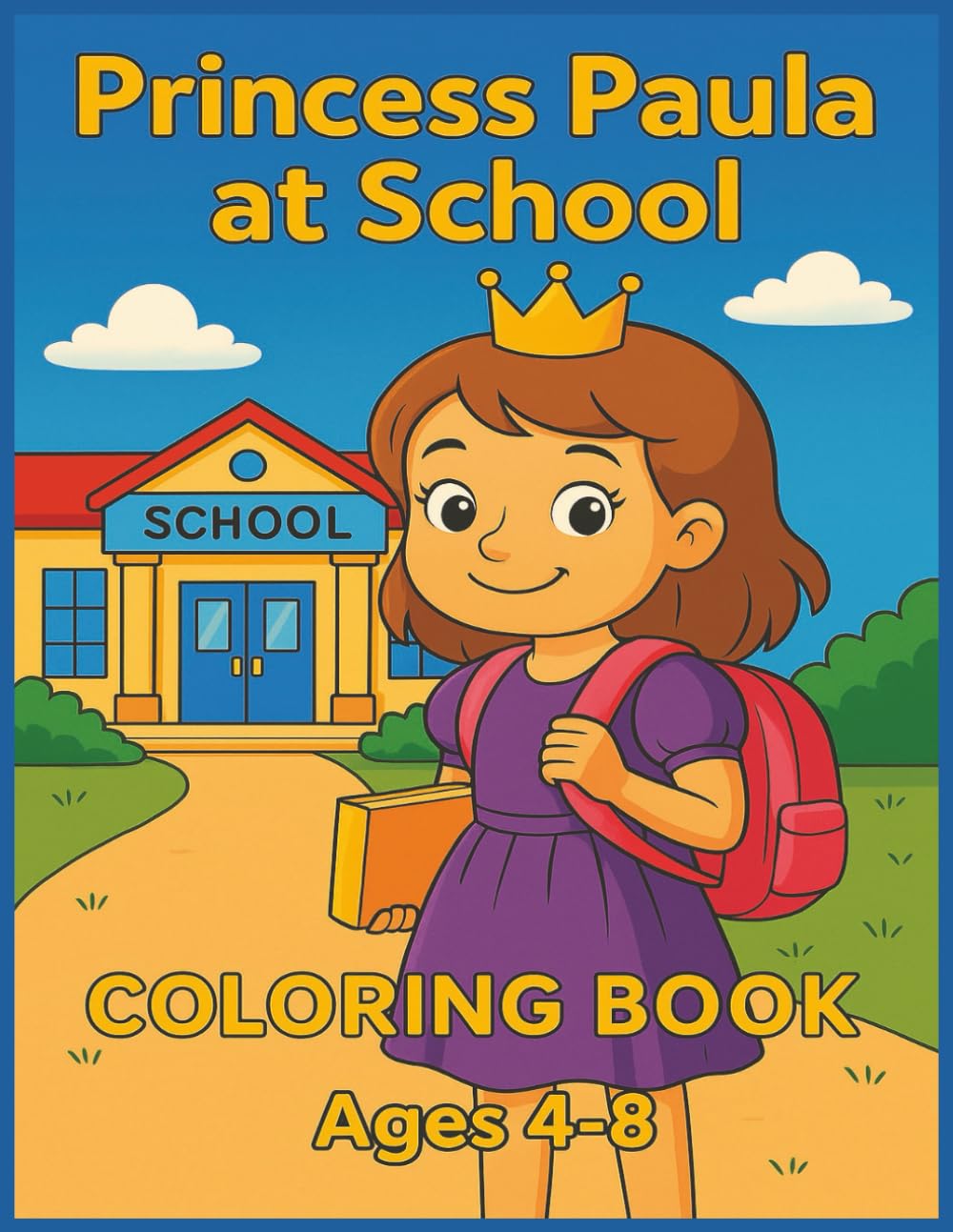 PRINCESS PAULA AT SCHOOL: 50 Fun School-Day Adventures to Color – Featuring Princess Paula for Ages 4–8