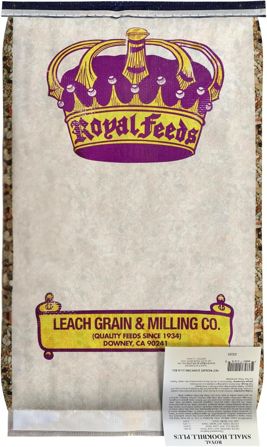 Small Hookbill Plus 25 lbs, Bird Food for Small Hookbill, Premium Bird Seeds, Supports Growth Energy and Digestive Health, Nutrient-Rich Parrot Birdseeds with Vitamins & Minerals