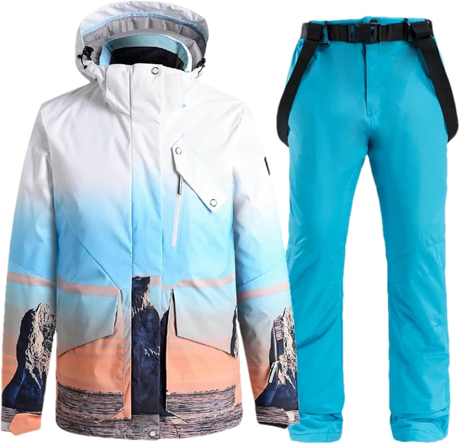 Men Snow Wear Suit Sets Snowboarding Suit Ski Clothes Ski Jacket Pant