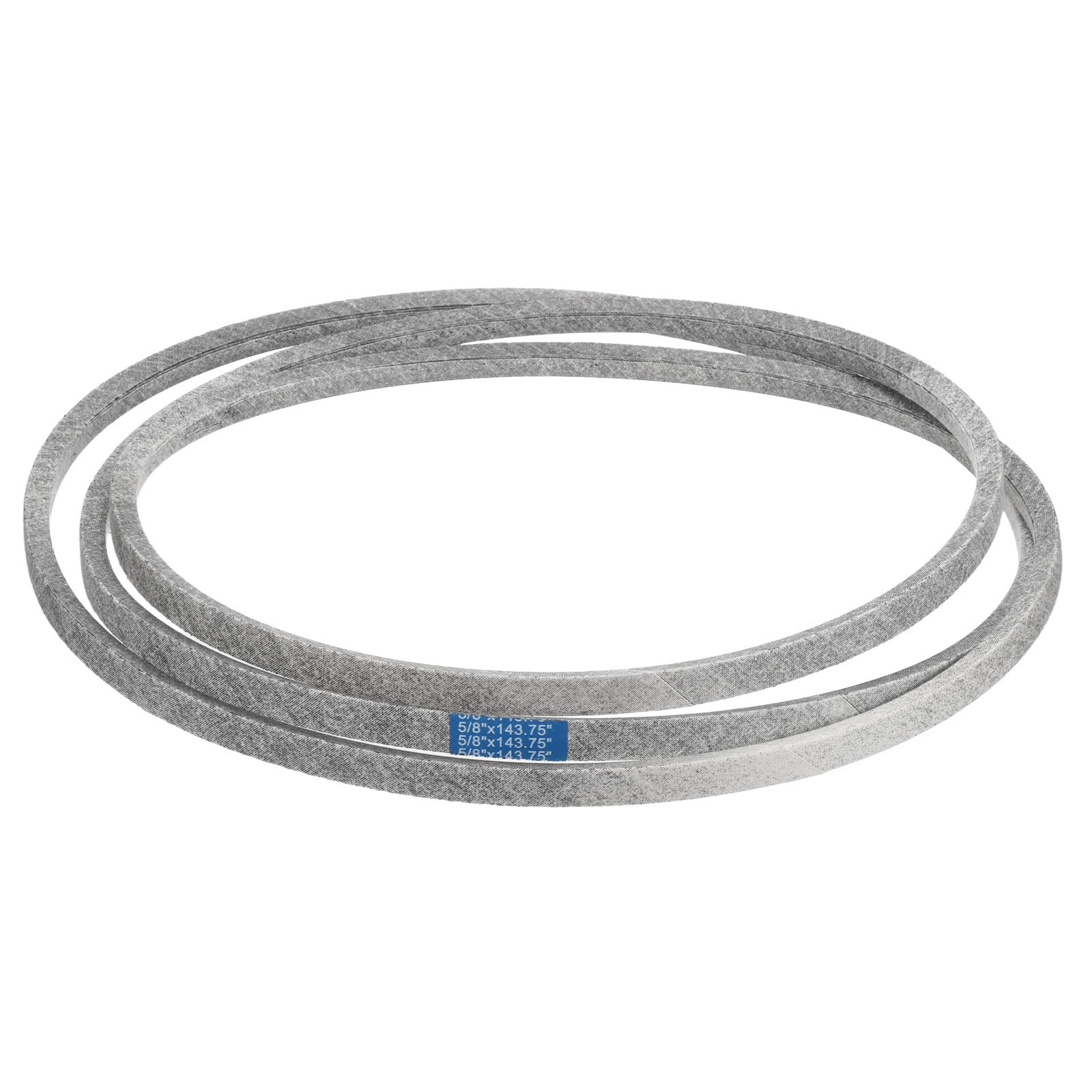 sourcing map Cord Mower Deck Belt 5/8" x 143.125" Aramid Replacement Cord Deck Drive Belt for 754-04138 B195404138A 954-04138A 954-04138, Gray