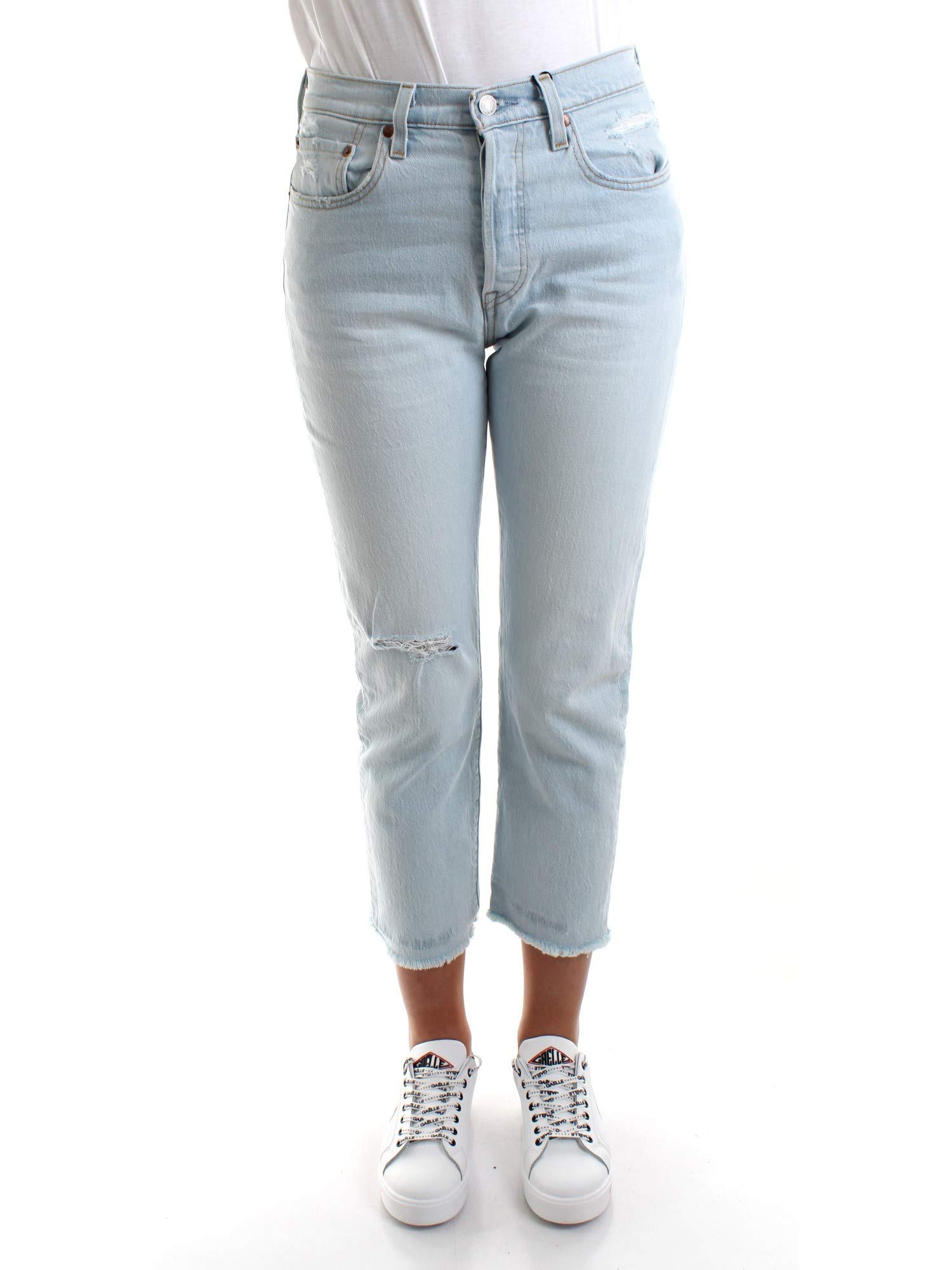 Levi's Damen Jeanshose 501 Crop High Rise