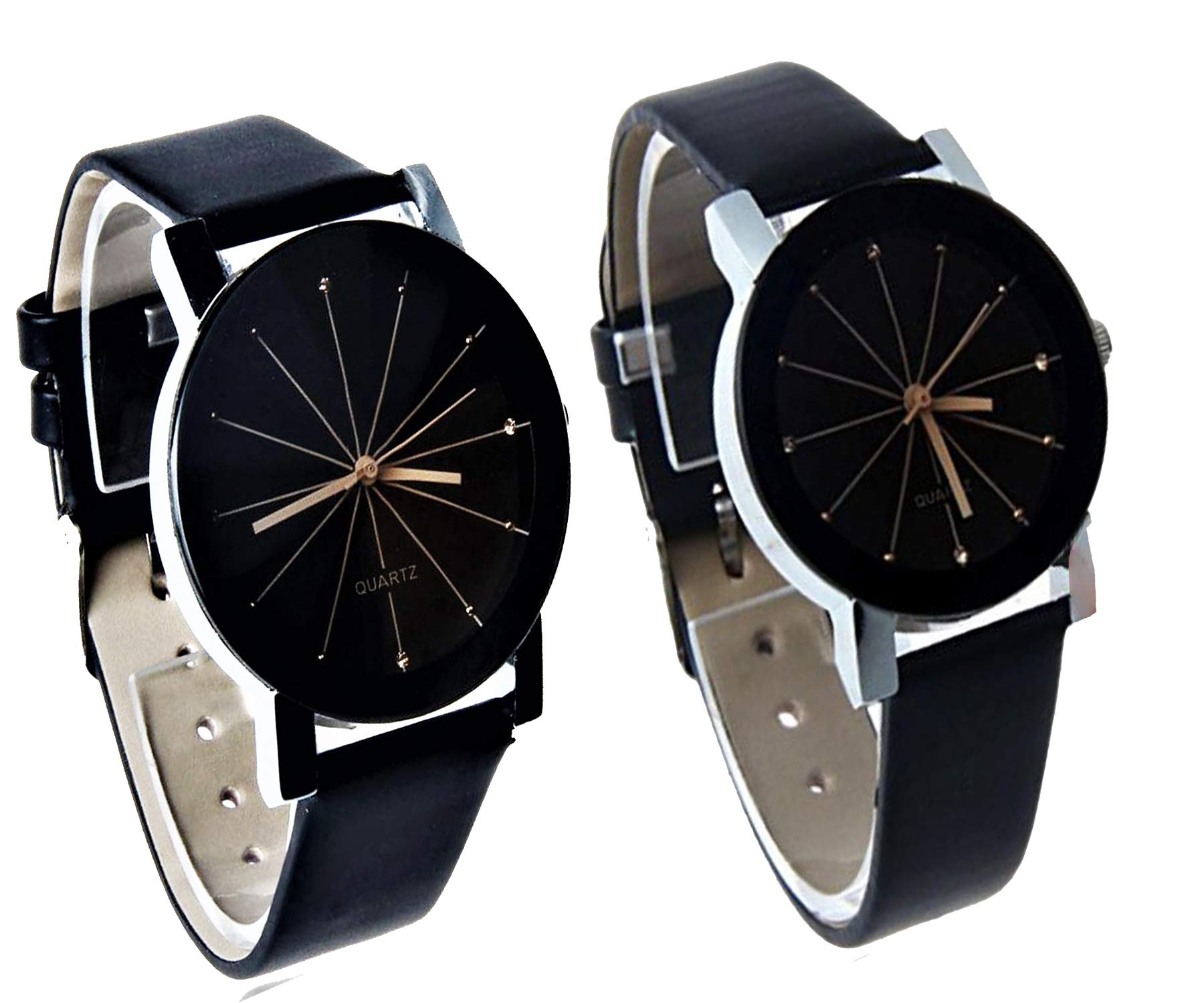 LORENZ Black Dial Couples Analog Watch Combo- AM-3A (B07H7VF9K8) Amazon Price History, Amazon Price Tracker