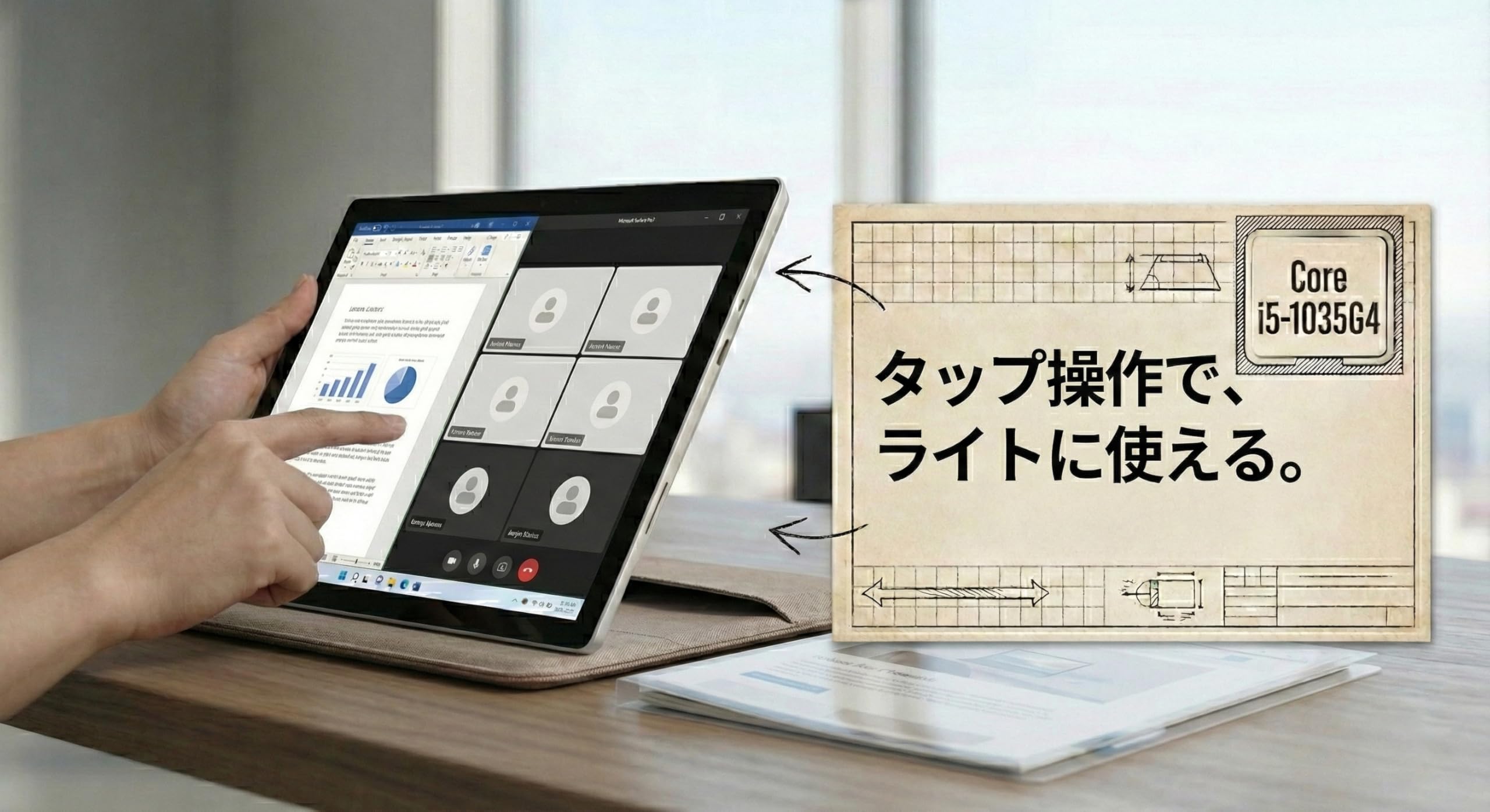 Amazon.co.jp: 【整備済み品】Surface Pro7+/ノートパソコン/第11世代