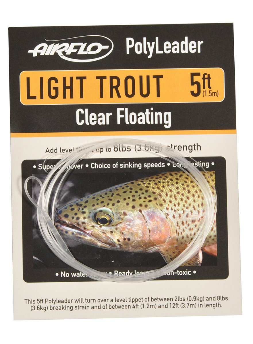 AIRFLO Light Trout Polyleader 8'