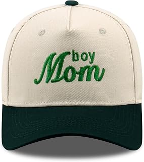 Embroidered Boy Girl Dad Mom Two-Tone Baseball Cap, Classic Dad Hat for Men Women His Her, Family Theme Gift Ideas