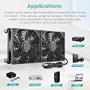 Wathai 240mm Router Cooling Fan for Computer Cooler Small Box 5V USB gallery image