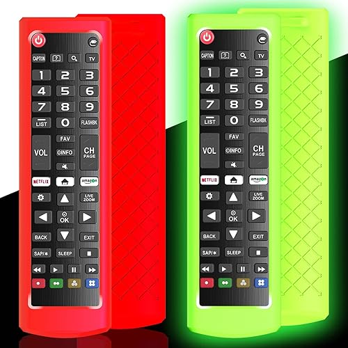 Miniatura 1 de 2 unidades de funda para LG TV Remotos, cubierta remota para LG Smart TV mando a distancia AKB75095307 AKB75375604 AKB74915305 original, funda de
