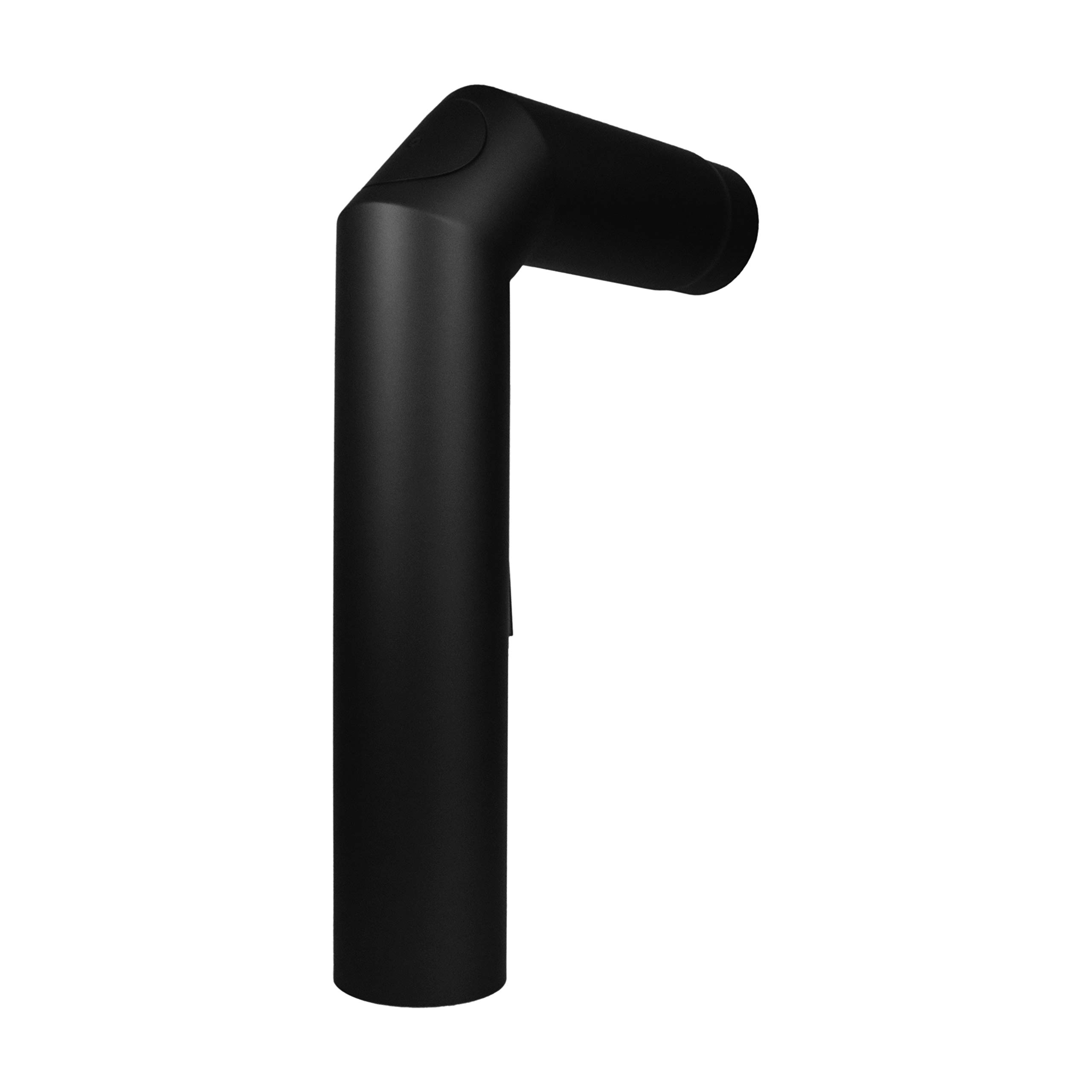 LANZZAS Ofenrohr-Set 2x 45° 3-teilig - im Durchmesser Ø 150 mm - Farbe: schwarz - Rauchrohr-Set mit Drosselklappe und Reinigungsöffnung