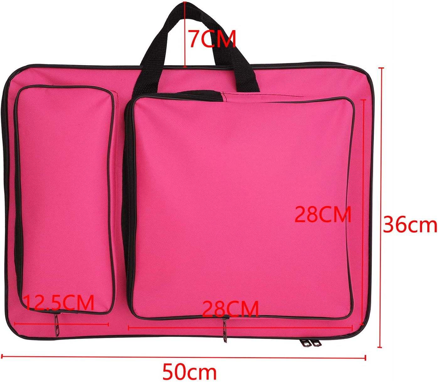 JIAHG Art Portfolio Carry Tote Drawing Board Bag - Painting, Sketch Pad Storage - Professional Art Organizer