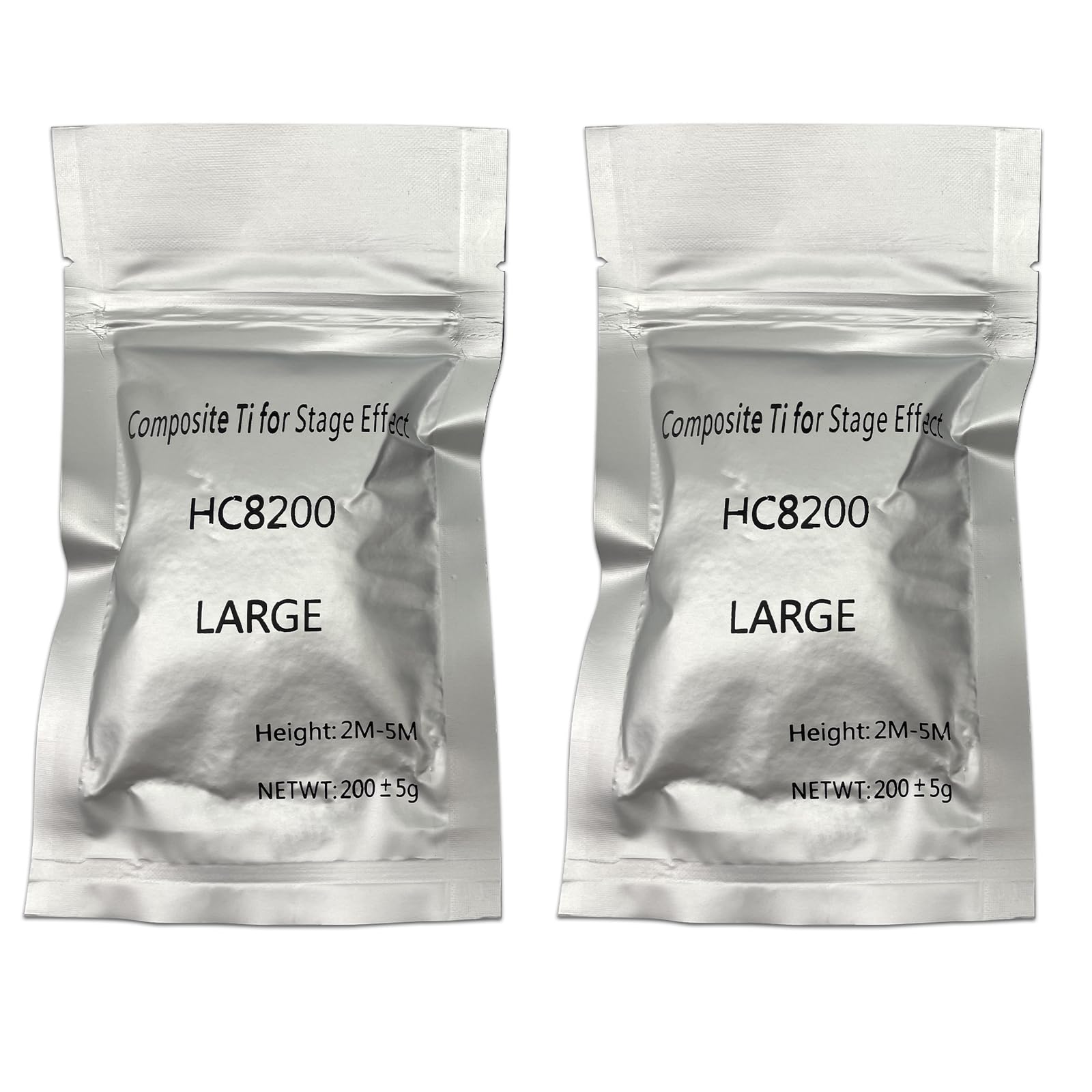 2 stücke 200 g Pyrotechnikmaschinen Titanpulver, Titanium Powder Granular Metal Powder für DMX-Bühneneffektmaschine, Spezialmaschine