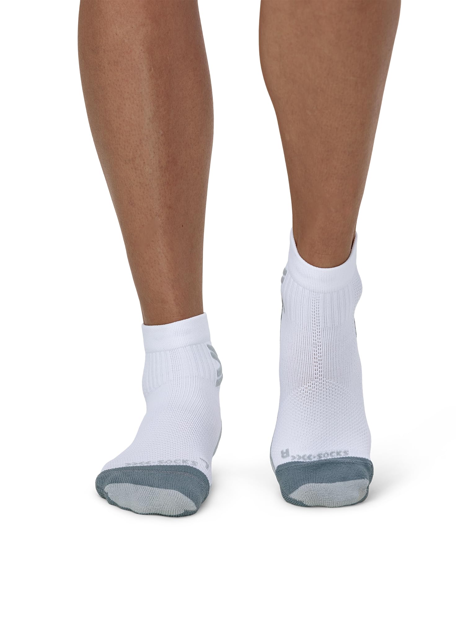 Skarpety za kostkę X-SOCKS Run Discover dla kobiet - najwyższy komfort dzięki zaawansowanym technologiom, optymalny przepływ powietrza i zwiększona ochrona - Arctic White/Pearl Grey, 37-38
